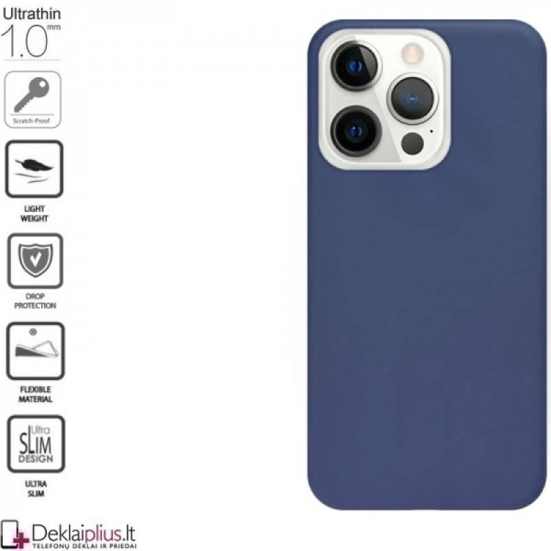 Silikoninis ploniausias dėklas - mėlynas (Apple Iphone 14 Pro Max) Silikoninis ploniausias dėklas - mėlynas (Apple Iphone 14 Pro Max)